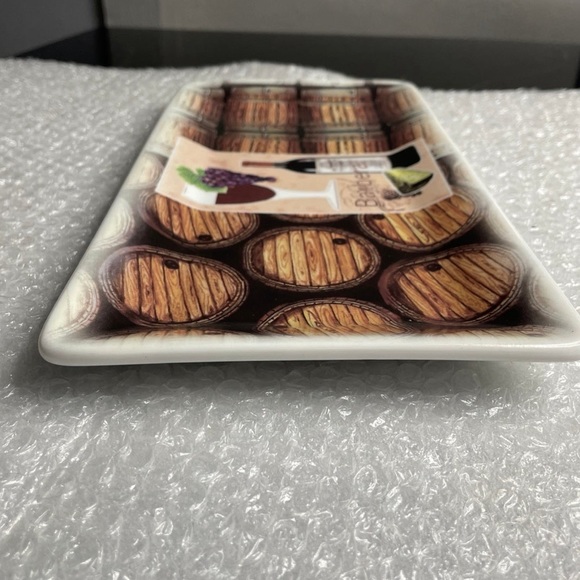 T. Limoges Design In France - Ceramic Crafted Serving Tray - Barbera - Picture 3 of 3